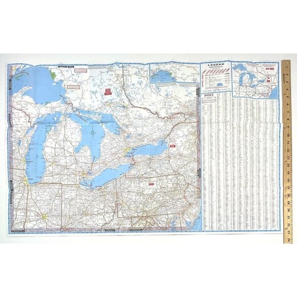 2000 AAA Northeastern States and Provinces Tourism Travel Transportation MAP EUC - Picture 5 of 5